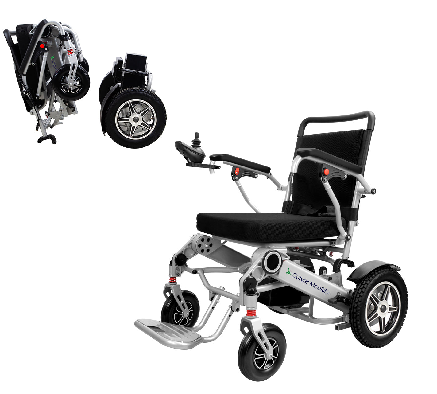 Flash Sale  Folding Electric Wheelchair - 400 lb Capacity – Culver Mobility