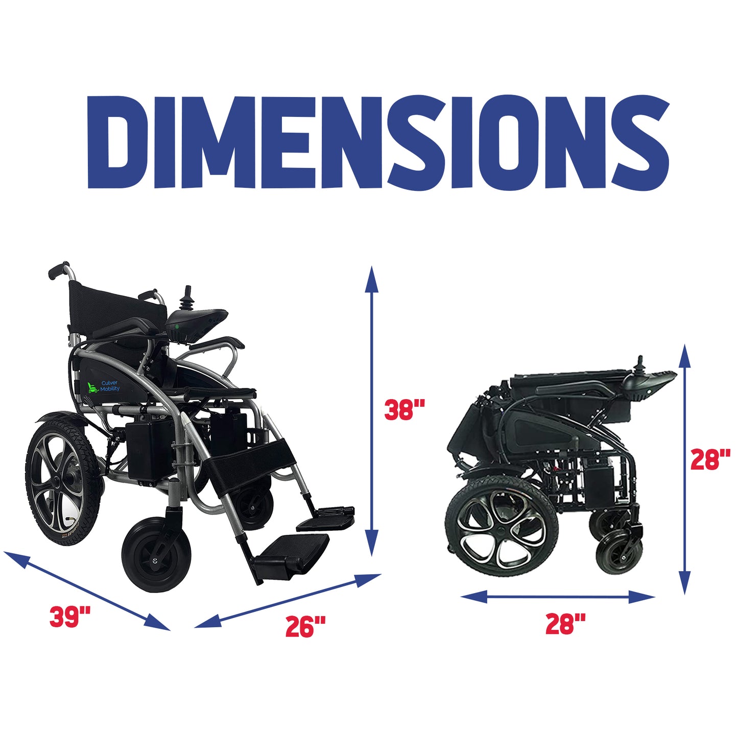 Lightweight Electric Wheelchair | Electric Wheelchair | Culver Mobility