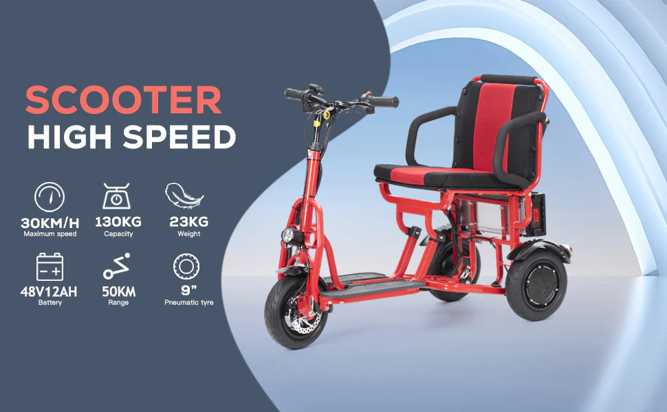 Foldable 4 Wheel Mobility Scooter for Seniors: Unlocking Independence and Mobility