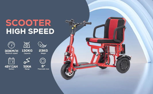 Foldable 4 Wheel Mobility Scooter for Seniors: Unlocking Independence and Mobility