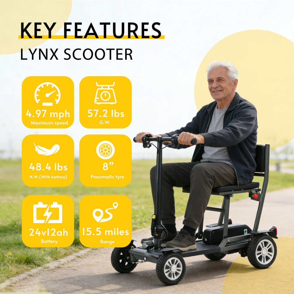 LYNX Folding Mobility Scooter – photo 3 of 7