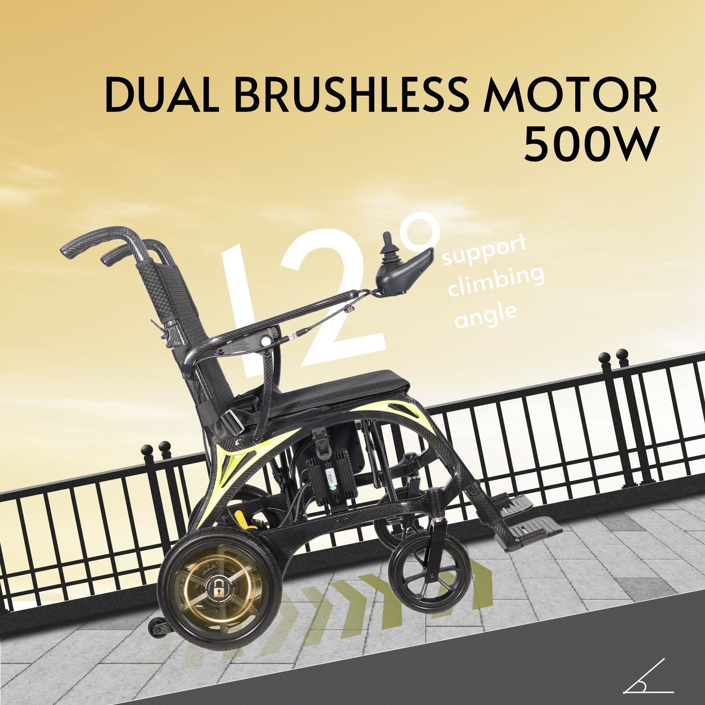 LEOPARD-Ultra Lightweight Carbon Fiber Electric Wheelchair