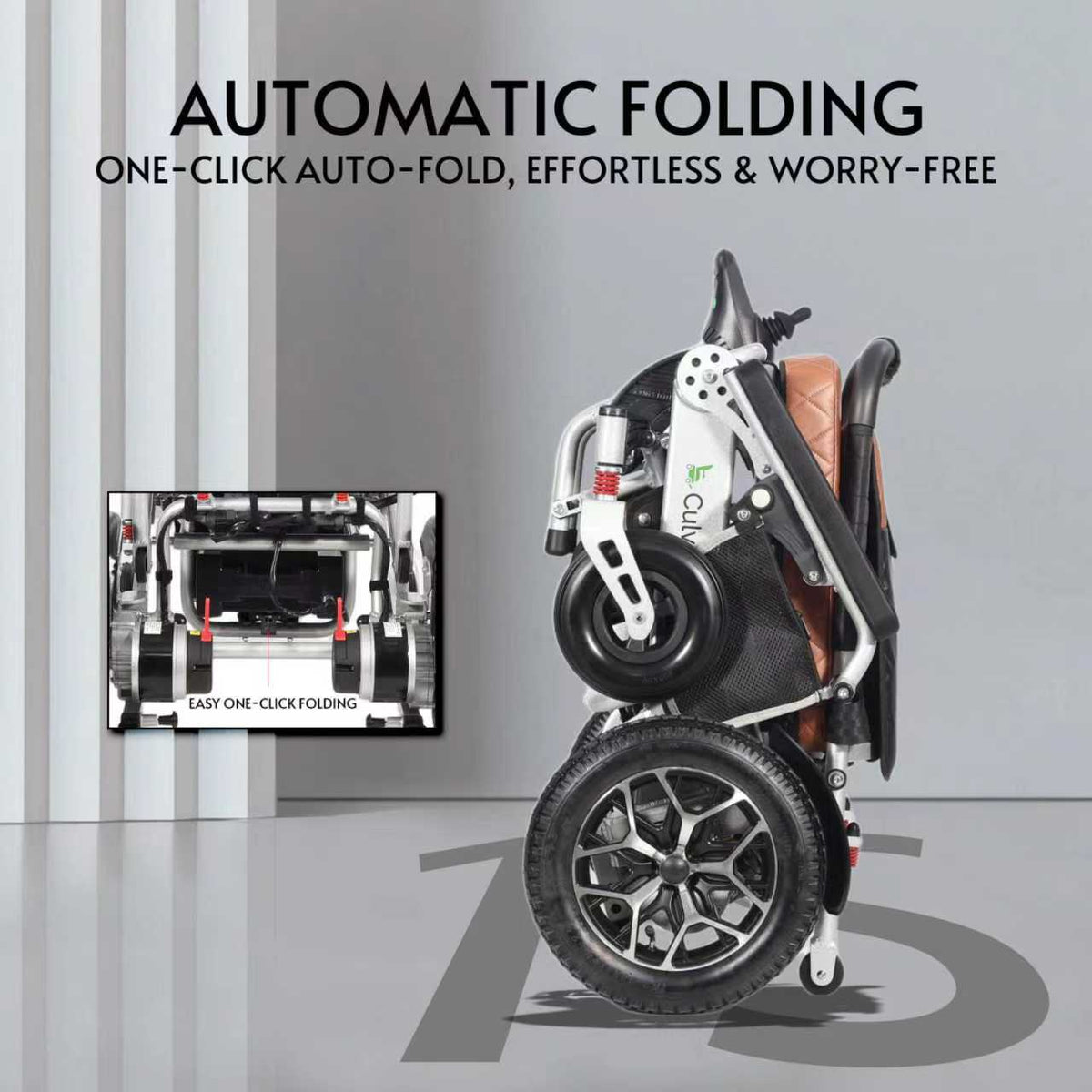 WOLF Remote Auto-Folding Electric Wheelchair – photo 6 of 8