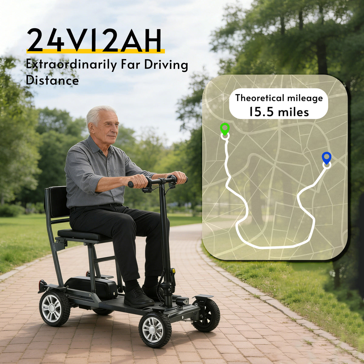 LYNX Folding Mobility Scooter – photo 6 of 7