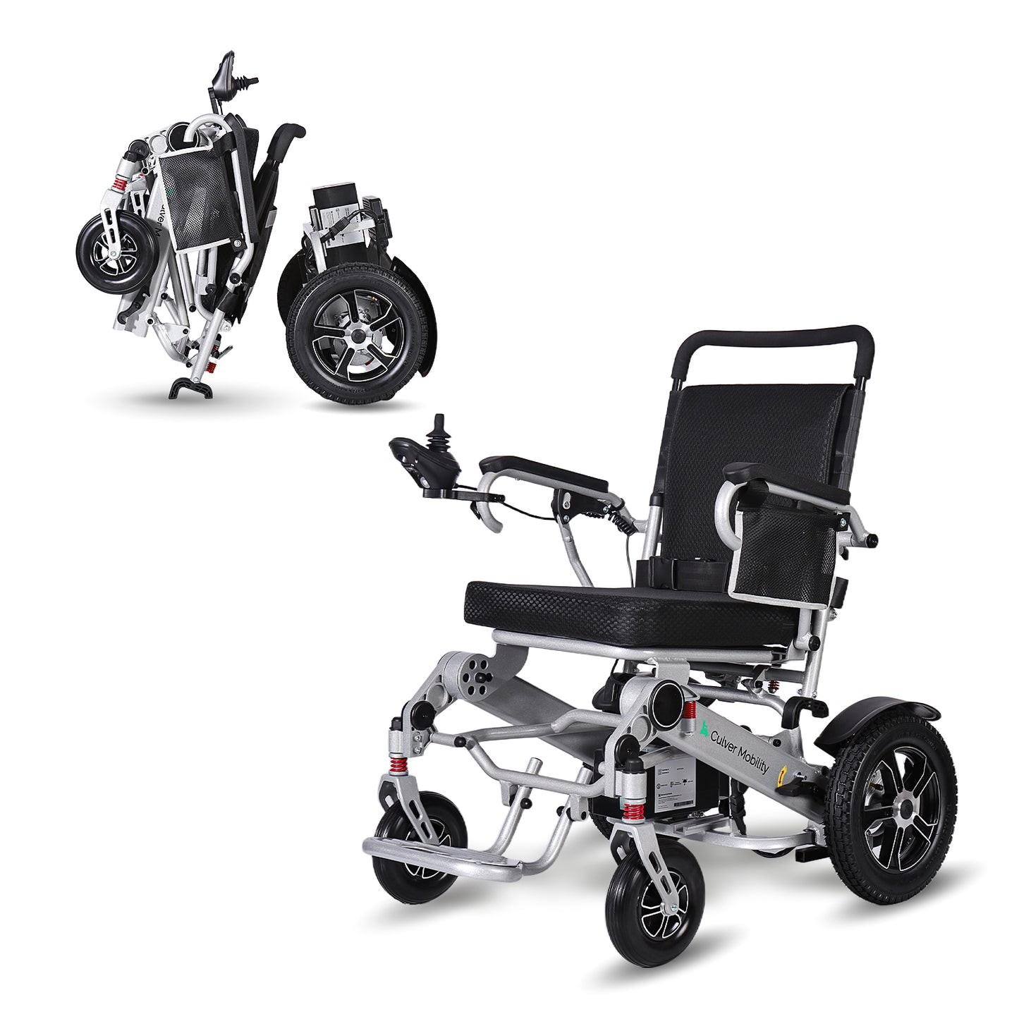 COBRA Folding Divisible  Electric Wheelchair 300 Lb Capacity-500W- 14Miles