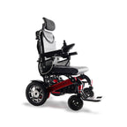 Culver Mobility SHAWK Reclining Folding Electric Wheelchair, 330 lb, 25-Mile Range – Red