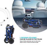 COUGAR-Folding Electric Mobility Scooter 3 Wheel Lightweight Portable Power Travel Scooters