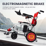 ARTEMIS PRO-Lightweight Foldable Electric Wheelchair 500W Airline Approved 12 miles