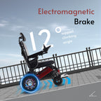 Culver Mobility SHAWK Reclining Folding Electric Wheelchair, 330 lb, 25-Mile Range – Red