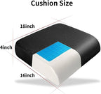 Culver Mobility Thick Memory Foam Seat Cushion for Electric Wheelchairs