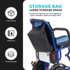 Culver Mobility COUGAR 3-Wheel Folding Mobility Scooter, 49.6 lb, 15-Mile Range – Blue
