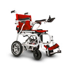 Culver Mobility ARTEMIS PRO Lightweight Folding Electric Wheelchair, 12-Mile Range – Red
