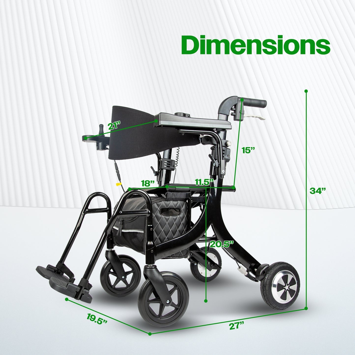ALTAY-Multifunctional Auto-Rollator & Walker
