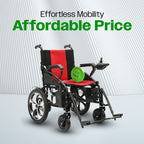 Culver Mobility ARTEMIS Folding Electric Wheelchair, 265 lb, 13-Mile Range – Red