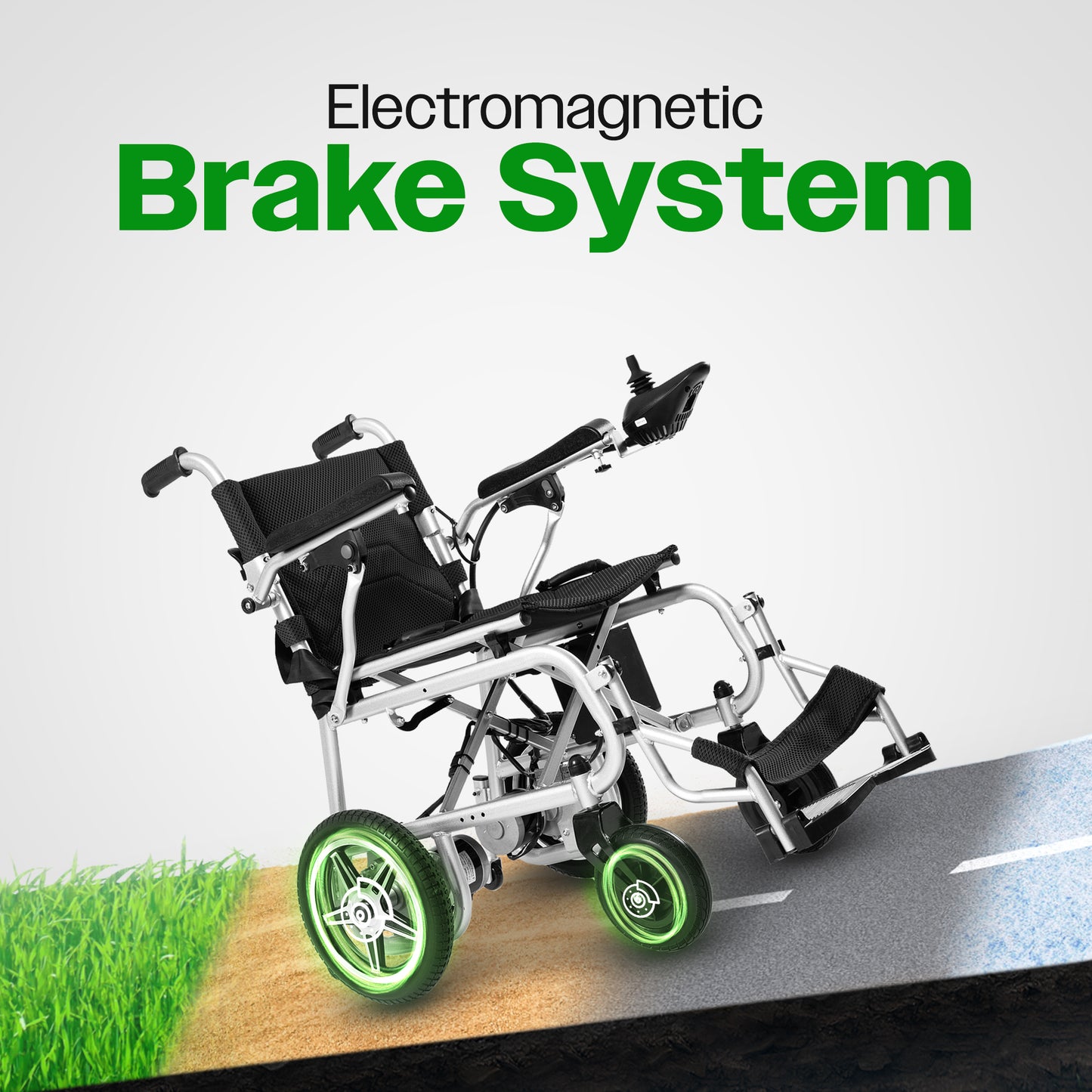 Culver Mobility ARTEMIS PRO (Black)-Lightweight Foldable Electric Wheelchair 500W-12 miles