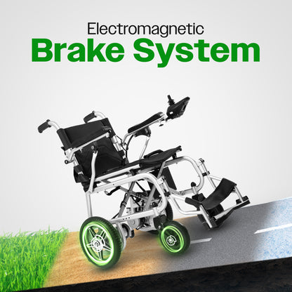 Culver Mobility ARTEMIS PRO (Black)-Lightweight Foldable Electric Wheelchair 500W-12 miles