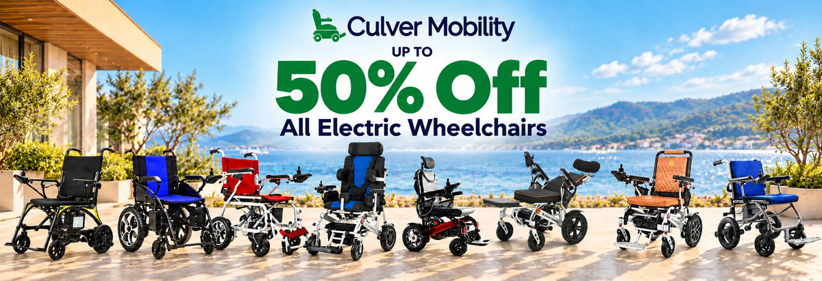 Culver Mobility sale: up to 50% off all electric wheelchairs