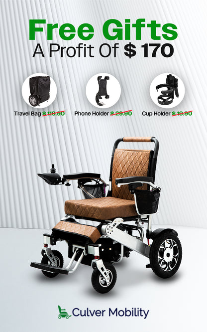 WOLF Remote- One Click Automatic Fold and Unfold  (500W Motor Power) , Longer Range