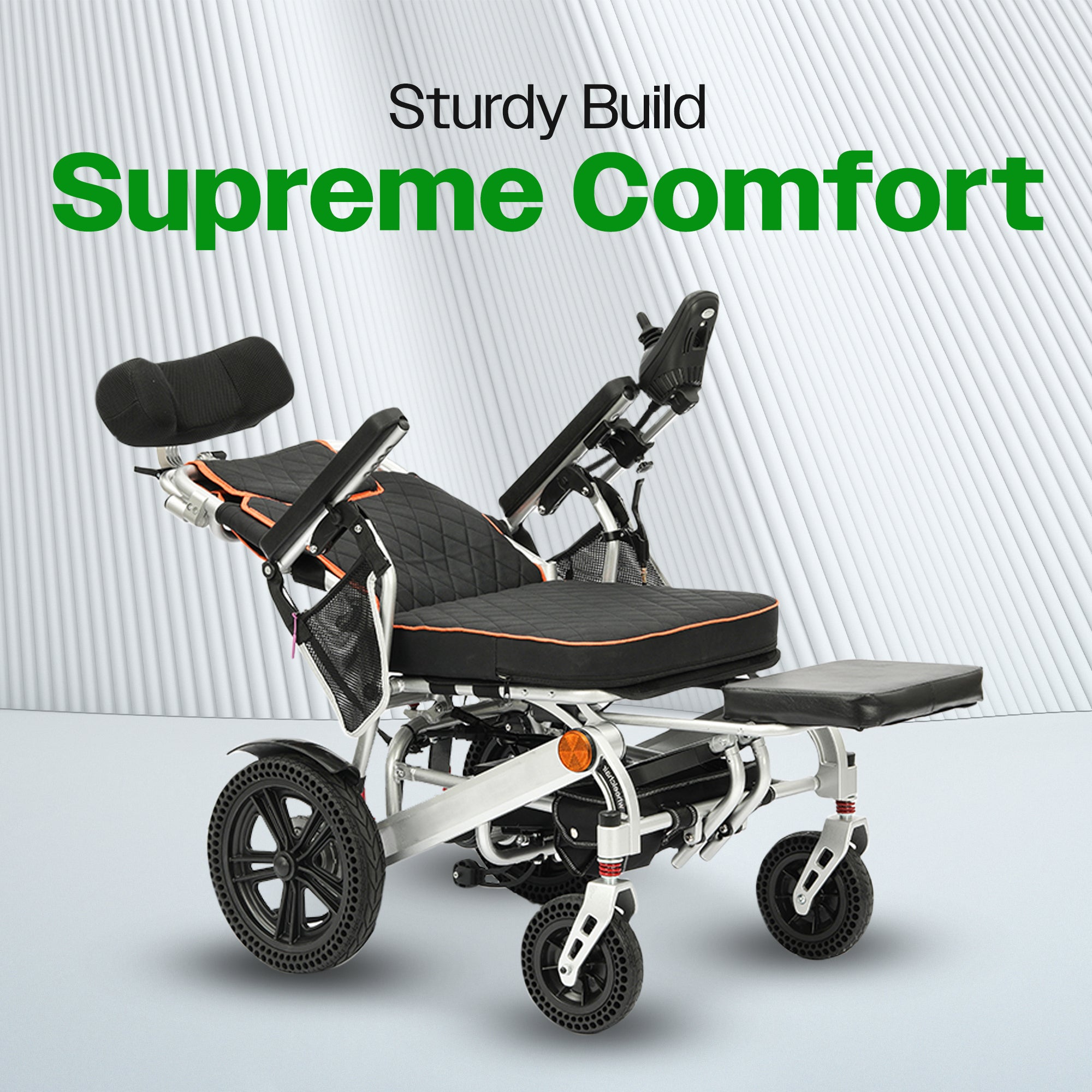 Culver Mobility PANTHER- Electric Wheelchair for Adults, All Terrain Lightweight Foldable Wheelchairs
