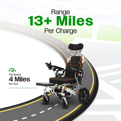 Culver Mobility PANTHER- Electric Wheelchair for Adults, All Terrain Lightweight Foldable Wheelchairs