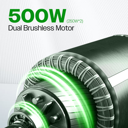 Culver Mobility SHAWK (Silver)-Reclining Folding Lightweight Electric Wheelchair 500W Motor,330 lbs-13 miles