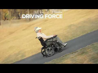 ARTEMIS (BLUE) - Folding Lightweight Electric Wheelchair 265lbs - 500W-  13Miles