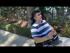 SHAWK Remote-Control Folding Electric Wheelchair, 330 lb – Black – video