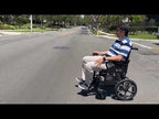 ARTEMIS Folding Electric Wheelchair, 265 lb, 13-Mile Range – Black – video