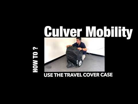 Protective Travel Bag for Electric Wheelchairs & Mobility Scooters – video