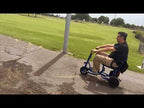 COUGAR 3-Wheel Folding Mobility Scooter, 49.6 lb, 15-Mile Range – Red – video