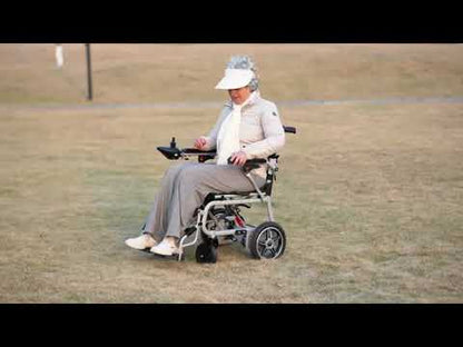 ARTEMIS PRO (Red)-Lightweight Foldable Electric Wheelchair 500W -12 miles