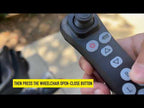 WOLF Remote Auto-Folding Electric Wheelchair, 330 lb, 20-Mile Range – video
