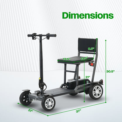 Lynx All-Terrain Electric Mobility Scooter – Foldable, Long Range, 300W Motor