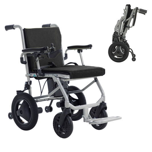 KANO-World's Lightest (only 35lbs) Foldable Electric Wheelchair, Travel Size, User-Friendly