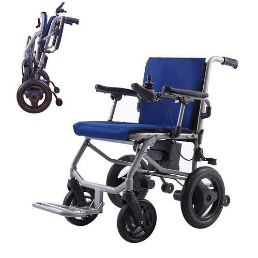 KANO-World's Lightest (only 35lbs) Foldable Electric Wheelchair, Travel Size, User-Friendly