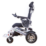 SHAWK (Silver)-Reclining Folding Lightweight Electric Wheelchair 500W Motor,330 lbs-13 miles