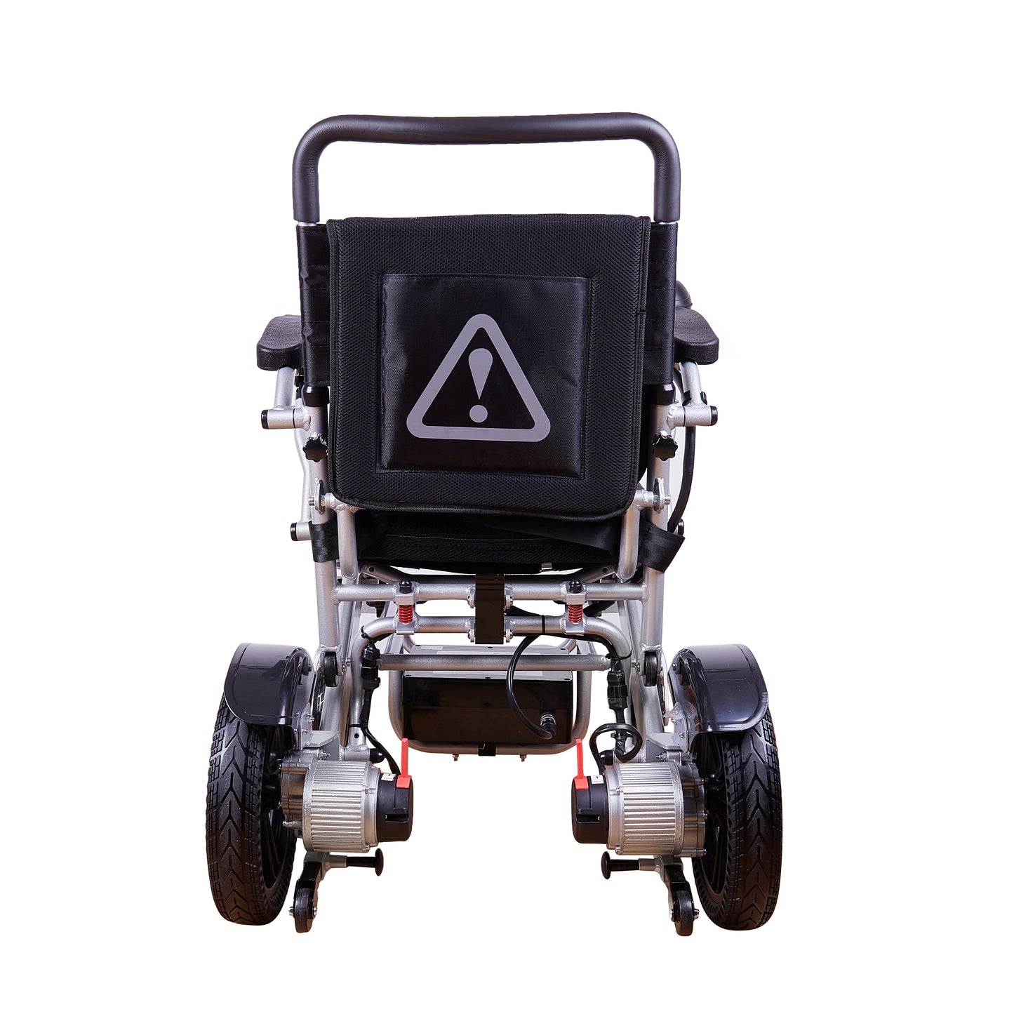 TIGER (Silver)-Folding Lightweight Heavy Duty Electric Wheelchair 500W Motor Power