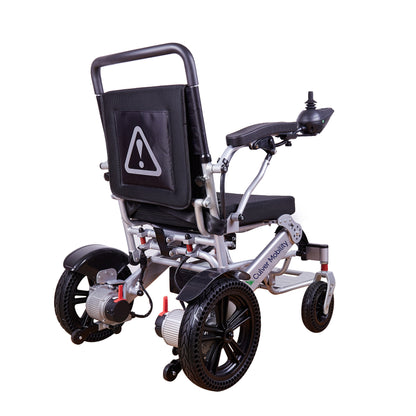 TIGER (Silver)-Folding Lightweight Heavy Duty Electric Wheelchair 500W Motor Power