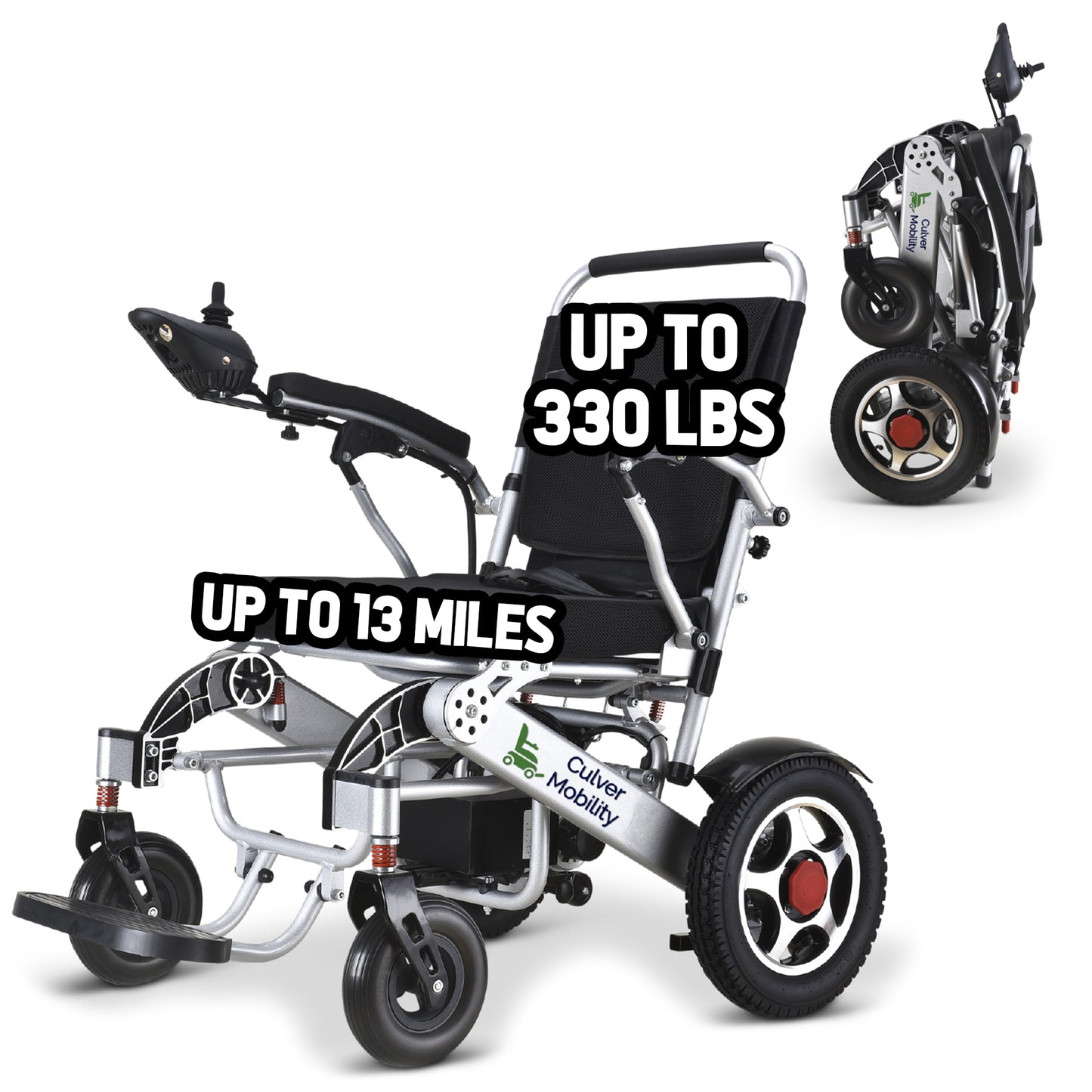 Folding Lightweight Electric Wheelchair | Culver Mobility