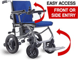 KANO-World's Lightest (only 35lbs) Foldable Electric Wheelchair, Travel Size, User-Friendly