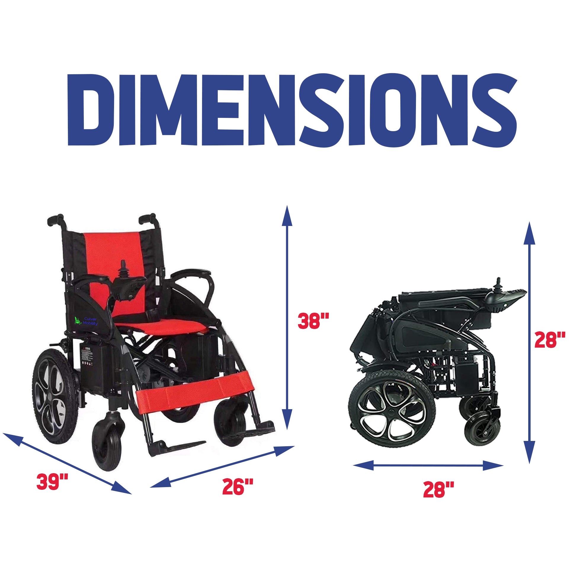 Folding Power Wheelchair | Folding Wheelchair | Culver Mobility