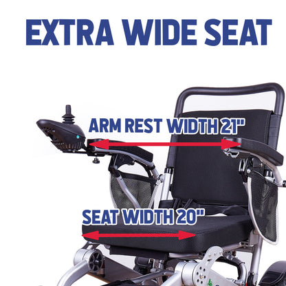 Heavy Duty Electric Wheelchair | Folding Wheelchair | Culver Mobility