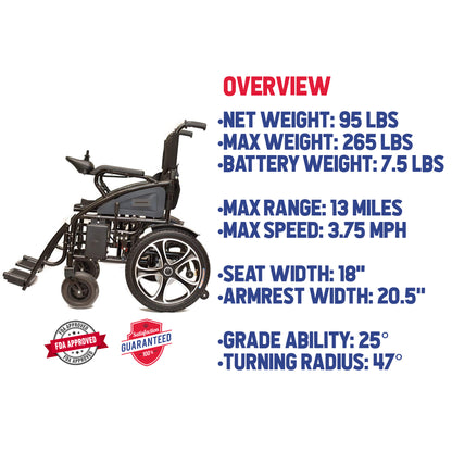 Lightweight Electric Wheelchair | Electric Wheelchair | Culver Mobility