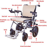 KANO-World's Lightest (only 35lbs) Foldable Electric Wheelchair, Travel Size, User-Friendly